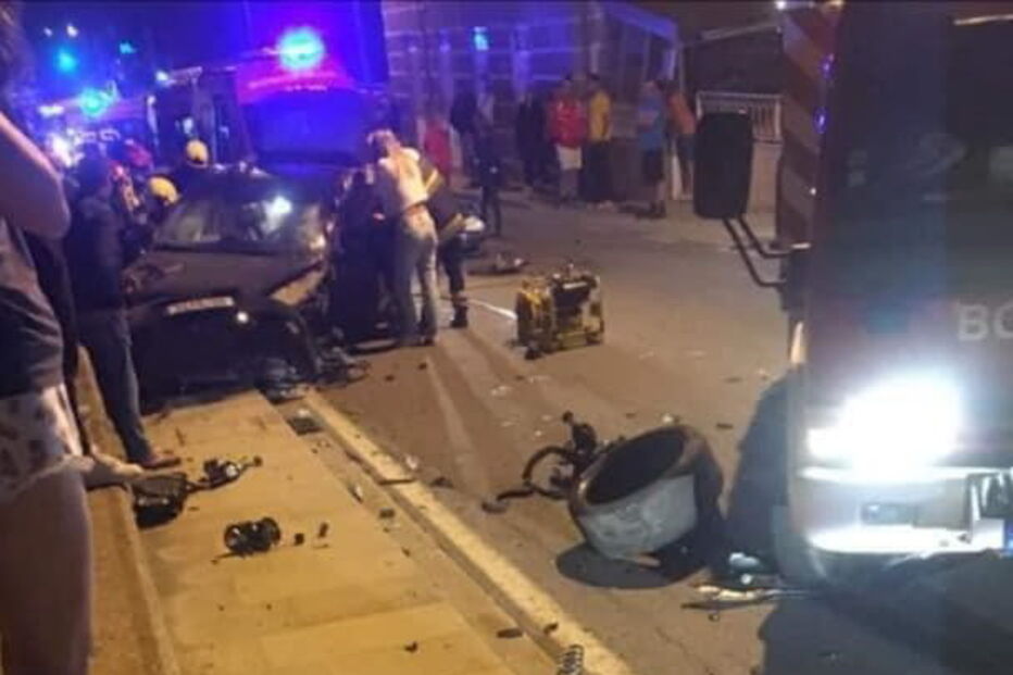 Um ferido grave em colisão com dois carros em Penafiel