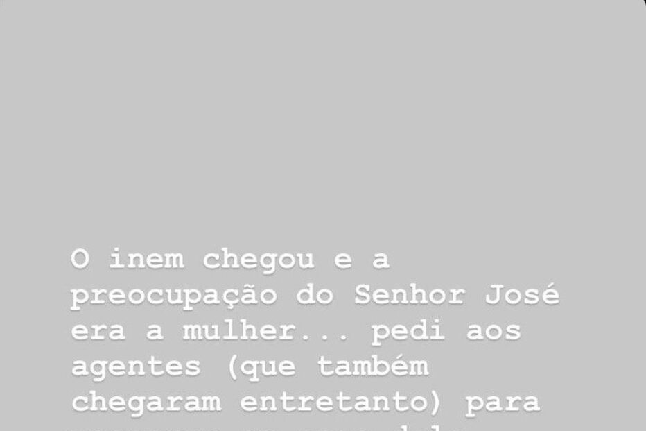 Maria Cerqueira Gomes revela que ajudou um senhor que caiu na rua