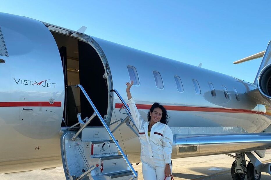 Georgina Rodríguez viaja para Veneza