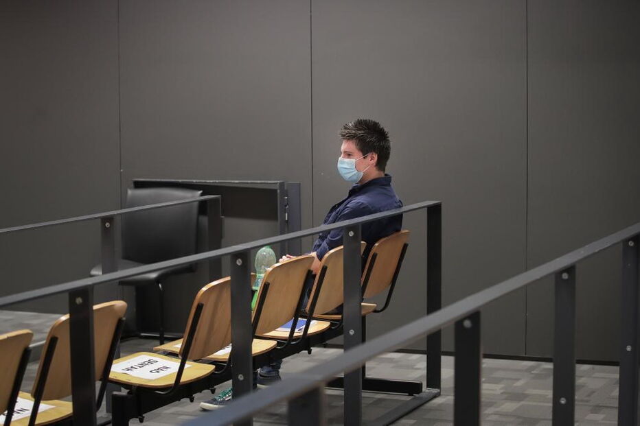 Rui Pinto em tribunal	