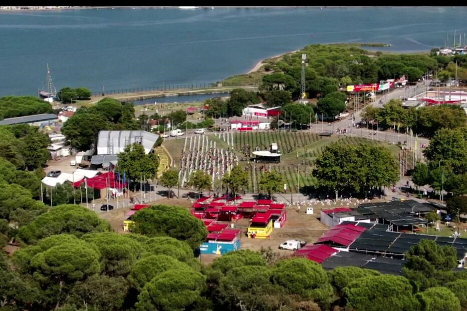 Vista aérea da festa do Avante!