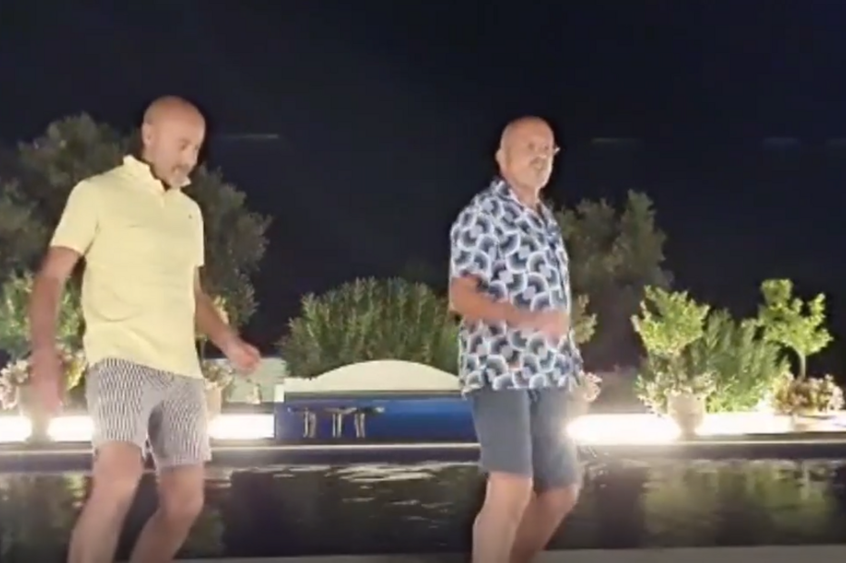 Goucha e o marido Rui Oliveira