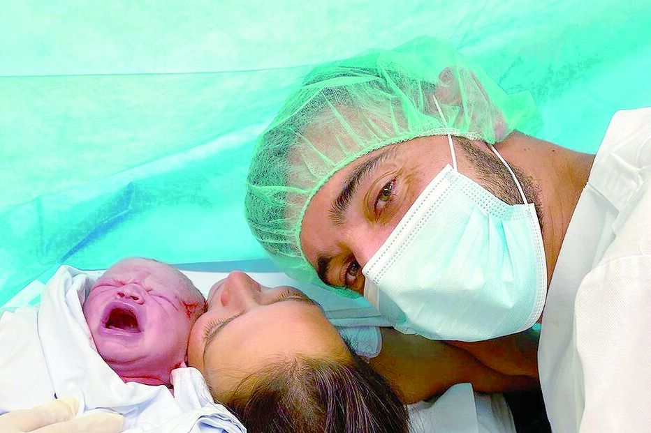 Bruno Fernandes foi pai pela segunda vez