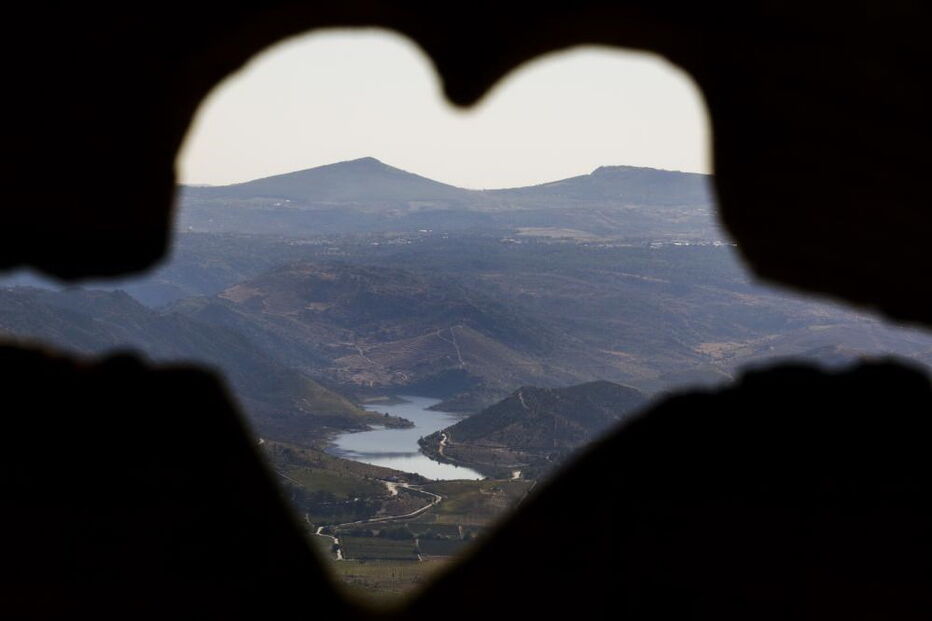 Miradouro do Talegre, na freguesia do Castedo, onde a atração principal é um baloiço, que está preso a um sobreiro