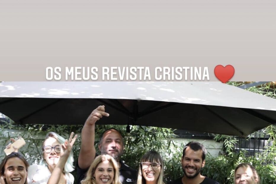 Cristina Ferreira com colegas