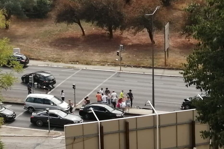 Acidente na Calçada de Carriche