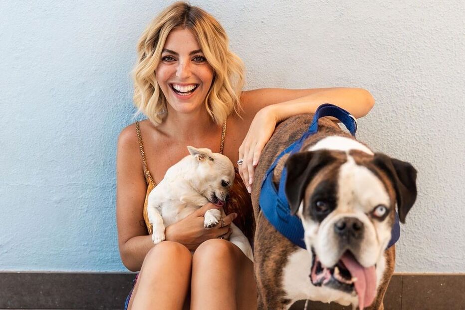 Jessica Athayde e os cães