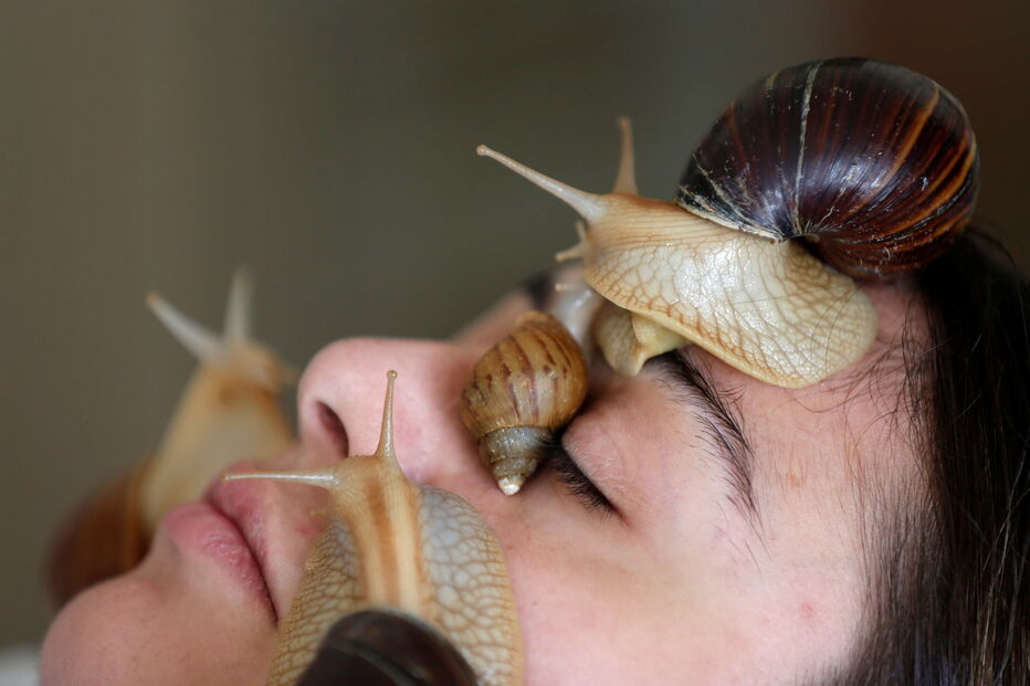 Tratamento com baba de caracol