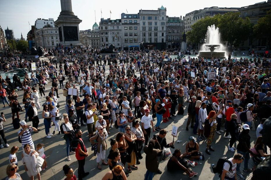 Protestos em Londres