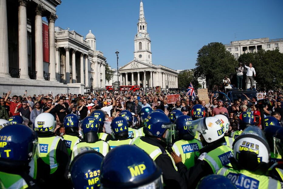 Protestos em Londres