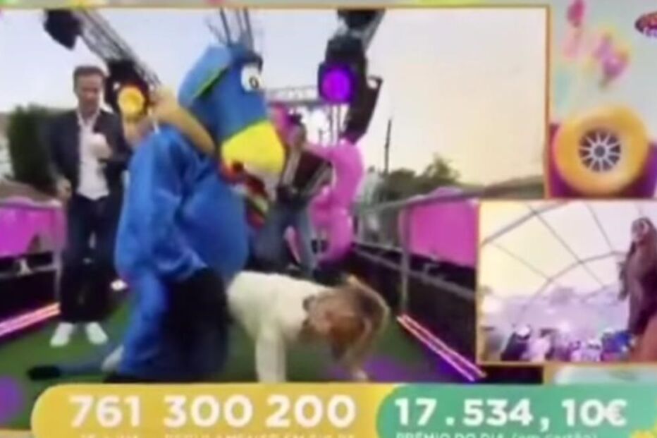 Luciana Abreu no 'Domingão'