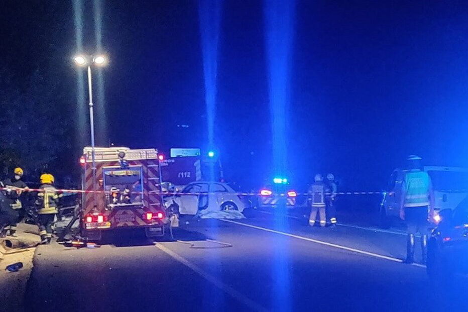 Dois mortos e um ferido grave em colisão na EN125 em Albufeira