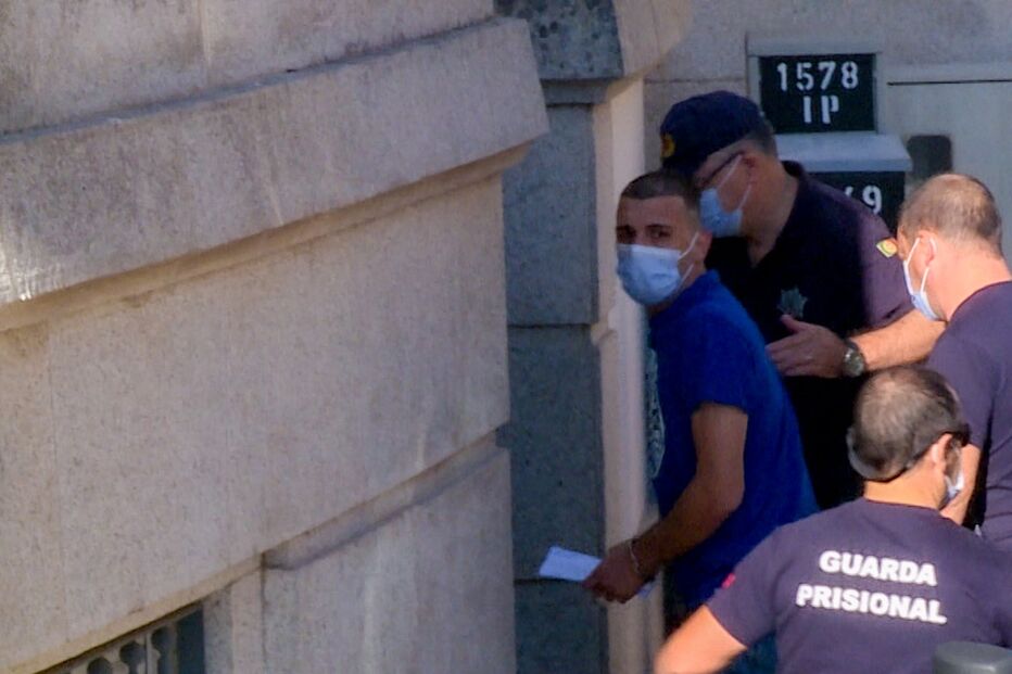André Almeida esta terça-feira no Tribunal de Castelo Branco, onde garantiu ao coletivo de juízes que não tinha intenção de matar