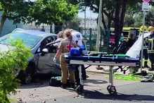 Colisão aparatosa provoca dois feridos em Albufeira