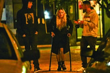 Madonna 'apanhada' a jantar fora no Estoril