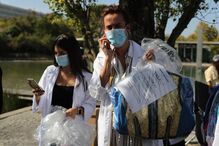 Nuno Baltazar levou bastidores para a 'passerelle' na Moda Lisboa