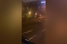 Carro em contramão no Eixo Norte-Sul 