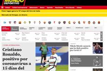 Cristiano Ronaldo em destaque na imprensa mundial