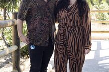 André Filipe com a namorada, Margarida