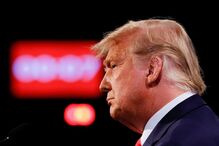 Donald Trump no debate eleitoral 