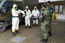 Exército Português inicia missão de descontaminação em Paços de Ferreira