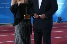 Eusébio e a filha Carla Ferreira