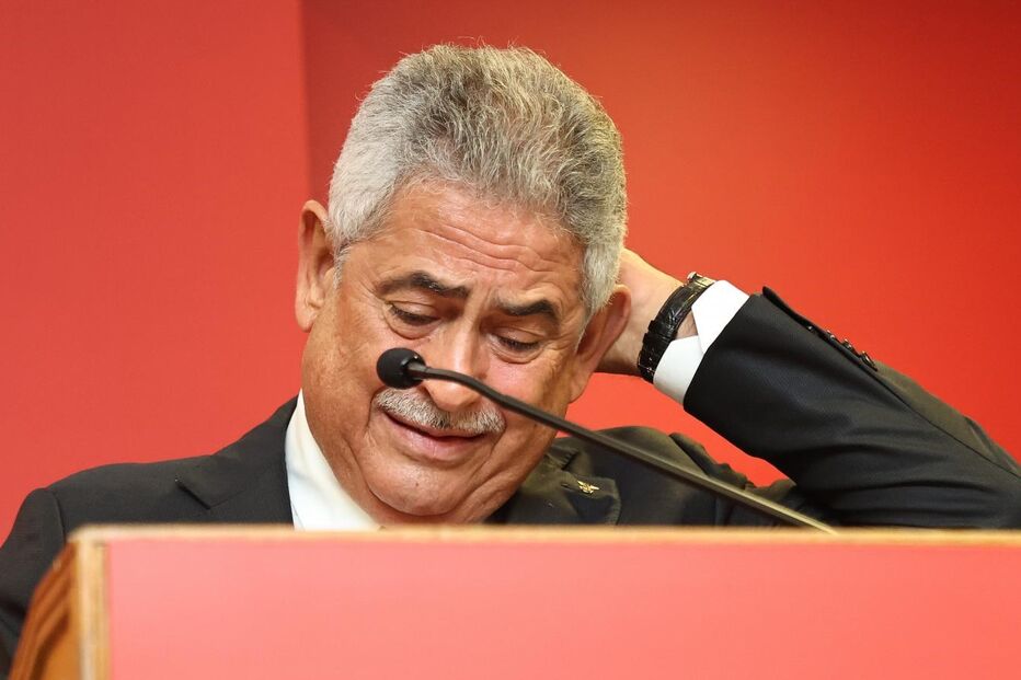 Luís Filipe Vieira em lágrimas