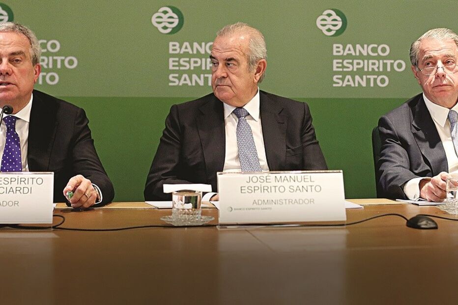 José Maria Ricciardi, José Manuel Espírito Santo e Ricardo Salgado
