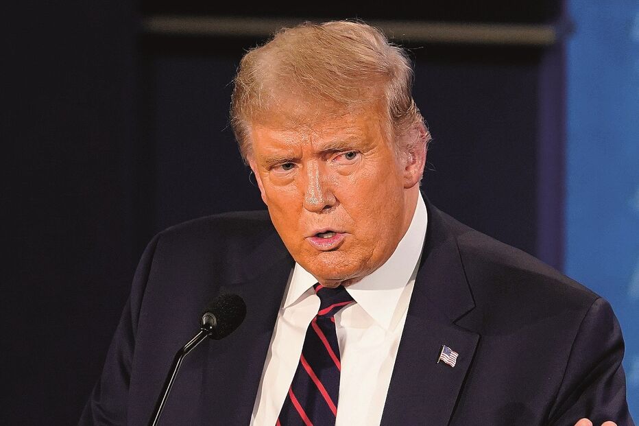 Trump disse acreditar que já não está contagioso e exigiu debater com Joe Biden frente a frente 