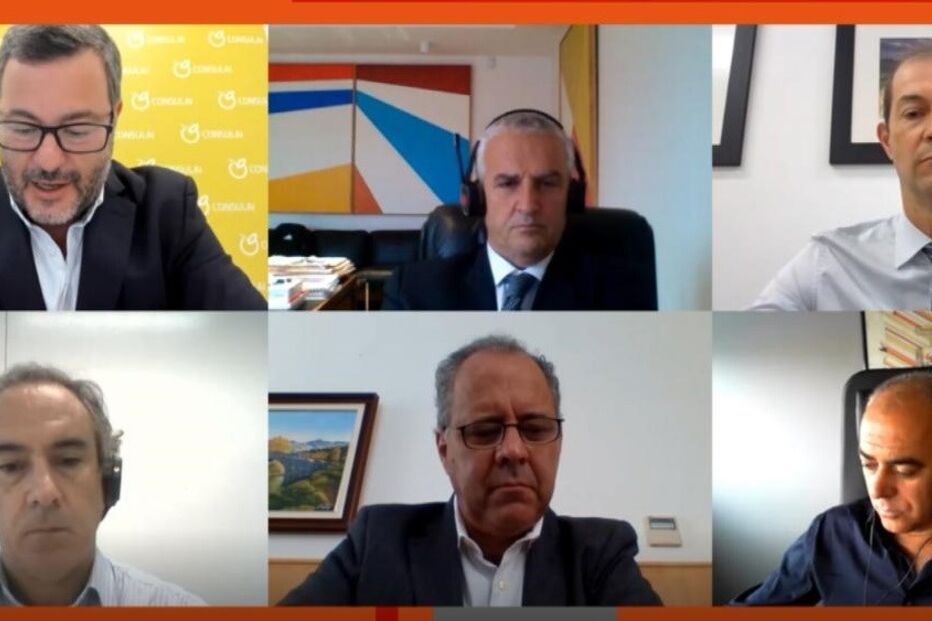 Em cima, da esq. para dir.: Pedro Santos, Pedro Barreto, José Pedro Salema. Em baixo, da esq. para a dir.: Filipe Núncio, Manoel Batista e José de Figueiredo 