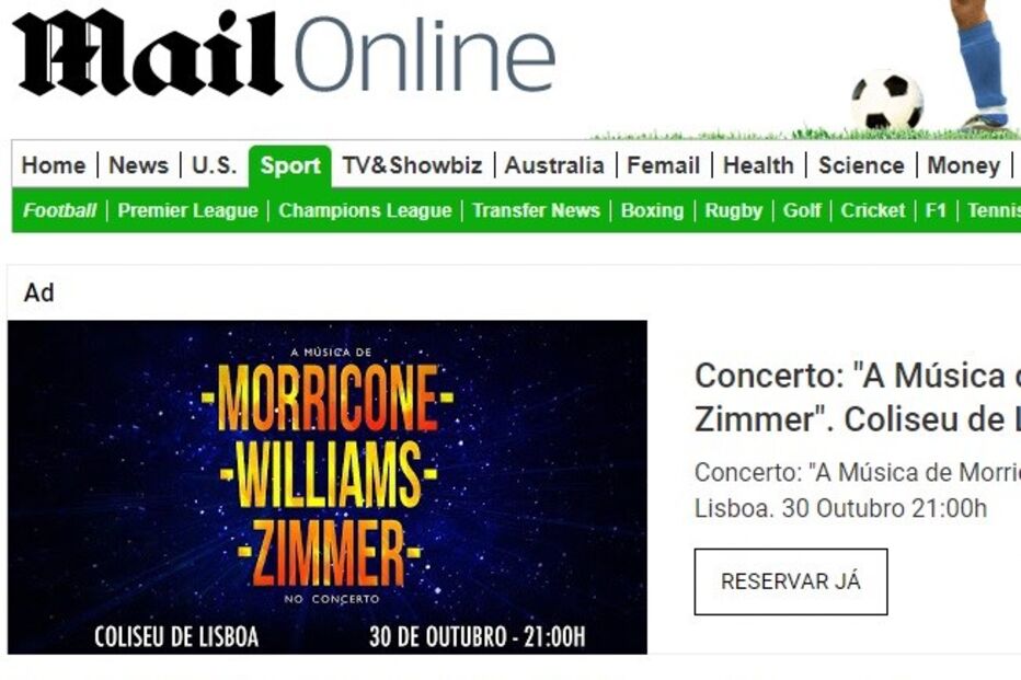 Cristiano Ronaldo em destaque na imprensa mundial