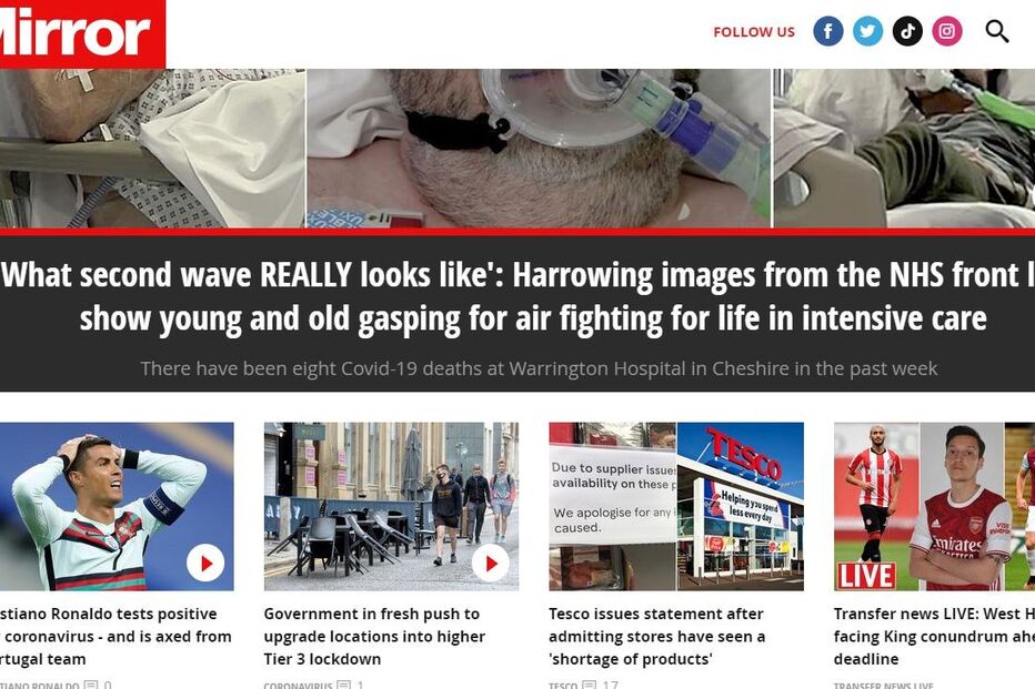 Cristiano Ronaldo em destaque na imprensa mundial	