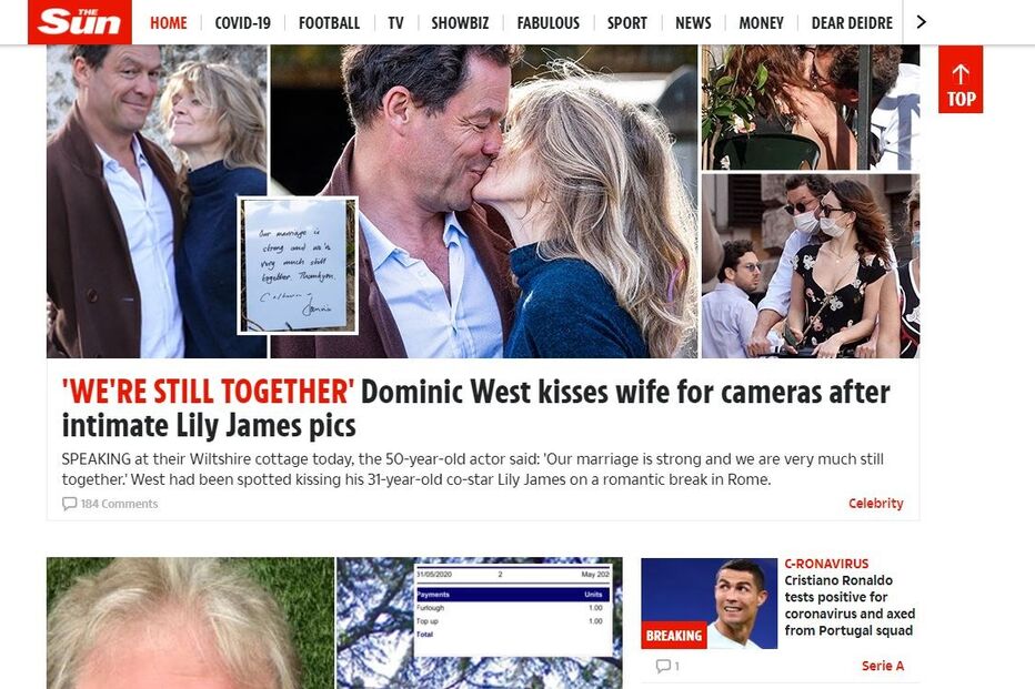 Cristiano Ronaldo em destaque na imprensa mundial	