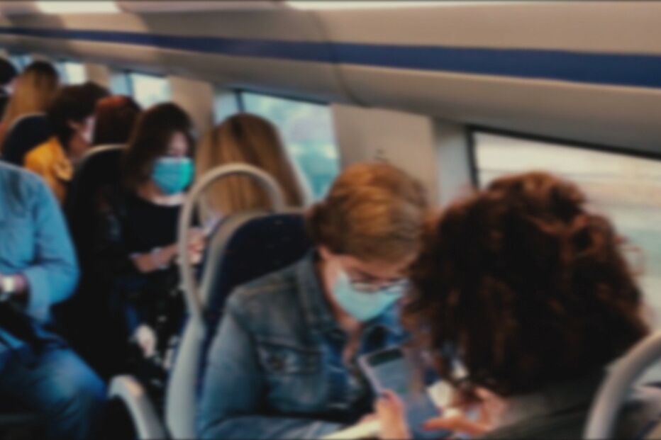 Passageiros nos transportes públicos