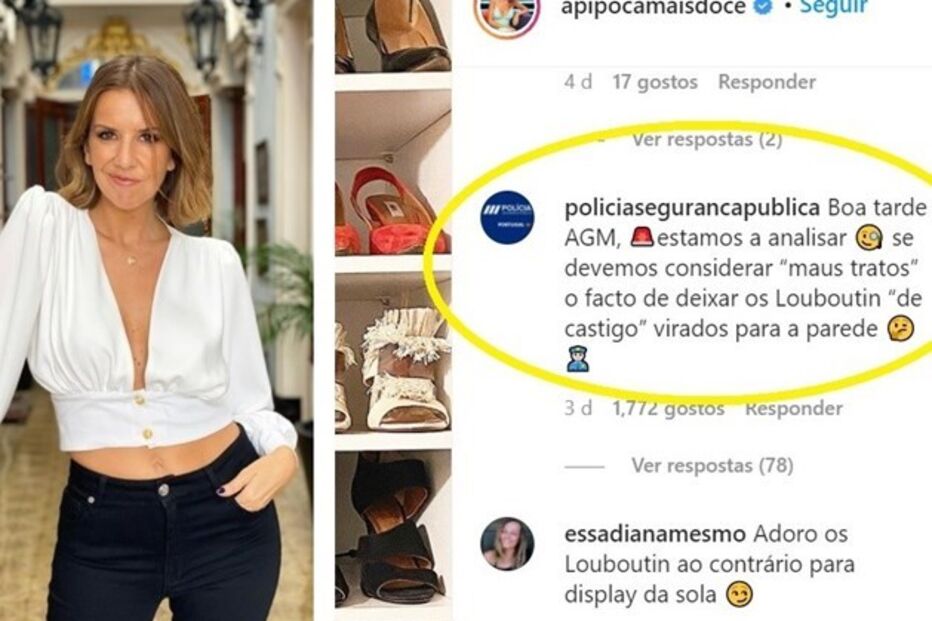 PSP segue a Pipoca Mais Doce no Instagram e faz piadas sobre sapatos Louboutins 