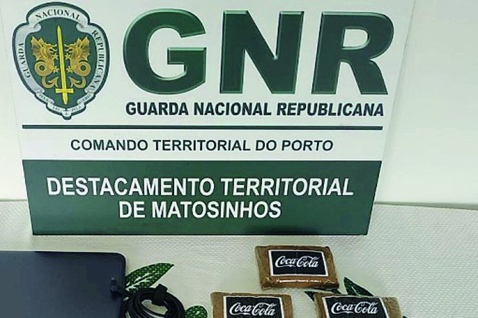 Material apreendido pela GNR