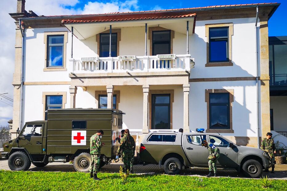 Exército Português inicia missão de descontaminação em Paços de Ferreira