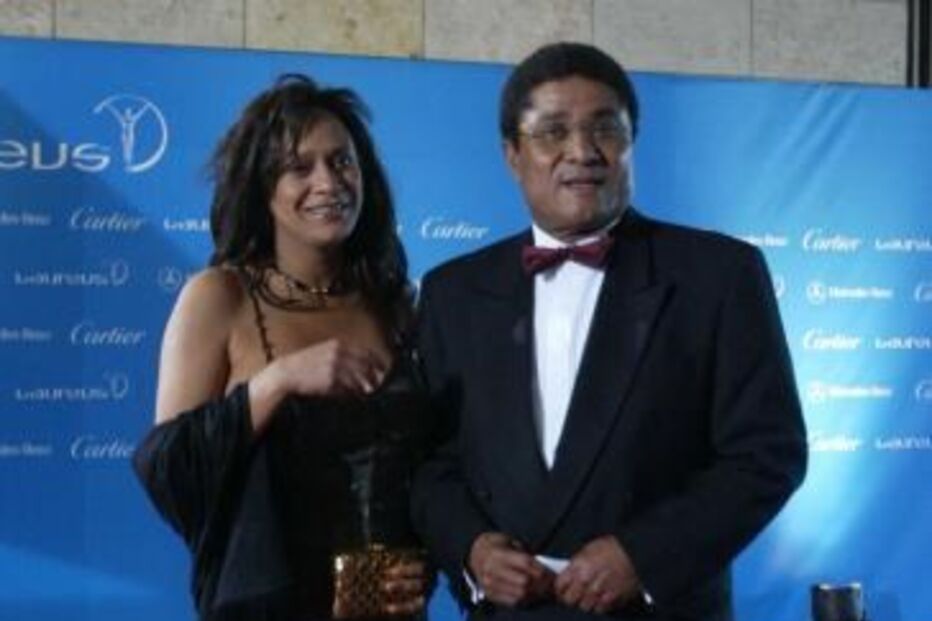 Eusébio e a filha Carla Ferreira