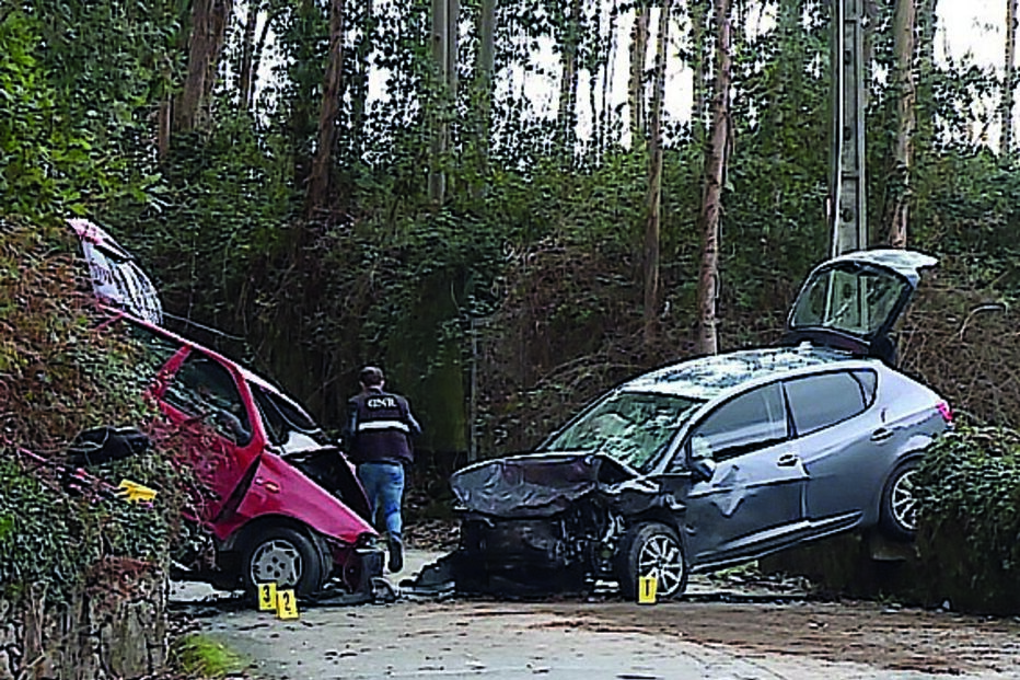 Colisão ocorreu em Chorente, no sábado