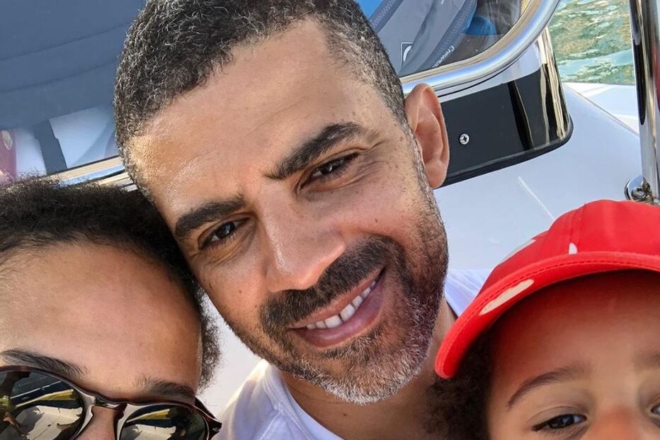 Isabel dos Santos com o marido, Sindika Dokolo, e o filho mais novo