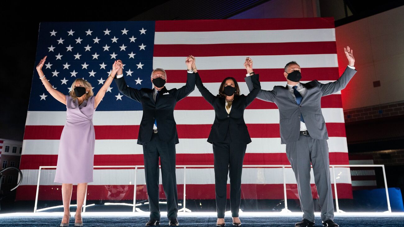 Kamala Harris e Joe Biden apelam à união