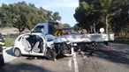 Colisão entre carro e camião faz três feridos em Alcácer do Sal 
