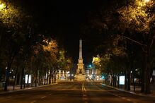 Uma Lisboa quase sem vida na primeira noite de recolher obrigatório