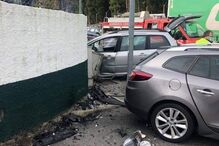 Dois feridos em colisão entre carros em Esmoriz