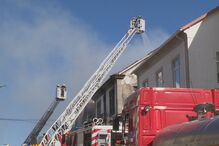Casa ardeu na Guarda e morador está desaparecido