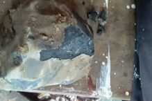 Meteorito que caiu em casa de Josua Hutagalung