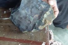 Meteorito que caiu em casa de Josua Hutagalung