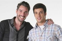 Cláudio Ramos e o irmão, Luís Nascimento, ex-concorrente da 'Casa dos Segredos'