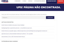 Convocatória foi apagada do site do CHEGA