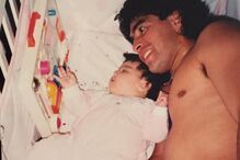 Maradona com Giannina